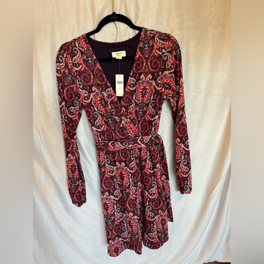 Maeve Paisley Dress with Belt